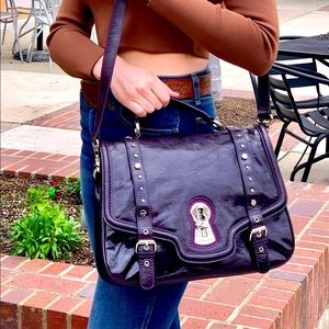 Brand 😍New! NWT Messina Italian leather messenger bag/computer bag